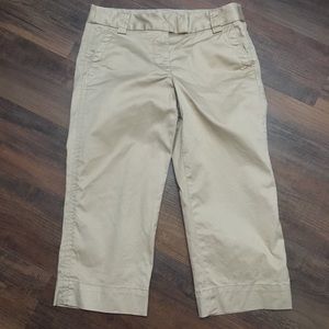 J. Crew Stretch Khaki Women’s Capris